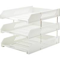 ORCA L3 Letter Tray 3 Levels White