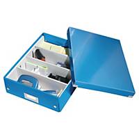 Boîte de rangement Leitz Click & Store avec compartiments, bleue, la boîte