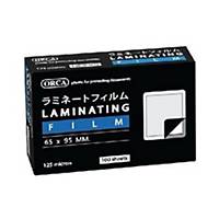 ORCA Laminating Pouch 65X95mm 125 mi - Pack of 100