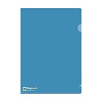 ELEPHANT 410 Plastic Folder A4 Blue - Pack of 12