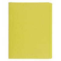 BAIPO แฟ้มพับกระดาษ A4 230 แกรม แพ็ค 100 เล่ม สีเหลือง