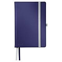 Leitz Style notebook hard cover A5 squared blue