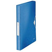 Cartella portaprogetti Leitz Wow PPL con elastico dorso 3,7 cm blu