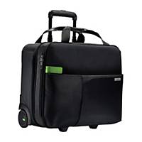 Leitz 6059 Smart Traveller gurulós bőrönd, 19 rekeszes, 200 × 370 × 420 mm