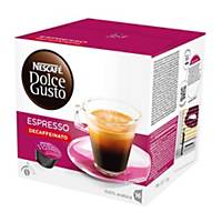 Pack de 16 monodosis DOLCEGUSTO de café Espresso Descafeinado