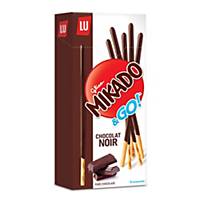 Caja de 24 cajitas de palitos recubiertos con chocolate Mikado Lu - 39 g