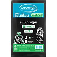 CHAMPION WASTE BAG 18X20 INCHES PACK OF 40