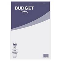 Bloc-notes Lyreco Budget - A4 - 100 pages - blanc quadrillé