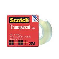 Scotch 600 Clear Tape 19mm X 33m