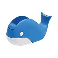 SCOTCH แท่นตัดเทป รูปปลาวาฬ แกน 1นิ้ว สีฟ้า           
