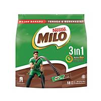 Milo Fuze 3 in 1 Sticks Nestle 33g - Pack of 18