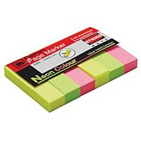 ELEPHANT 112110 PAGE MARKER 12MM X 50MM 3 NEON COLOURS 480 FLAGS
