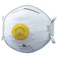 Delta Plus M1200V Molded Respiratory Mask with Valve, FFP2, 10 Pieces