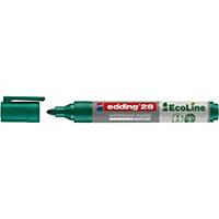 Whiteboard Marker Edding 28 Ecoline, Rundspitze, Strichbreite 1,5-3 mm, grün
