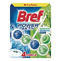 Kulki do toalet BREF Power Aktiv, 50 g, zapach leśny