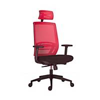 Kancelářská židle Antares Above Mesh, červená