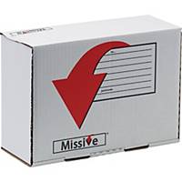 Missive Value Small Parcel Postal Box  Shoe/Ankle Boot Box Size 350X250X160mm -