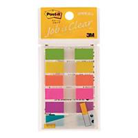 Post-it 683NEH Assorted Neon Color Flags 0.5 inch x 1.75 inch