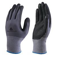 DELTAPLUS VE727 PU COATED GLOVE WITH NITRILE MICRODOTS SIZE 8 (PAIR)