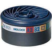 Moldex Gasfilter EasyLock 980001, Typ A2B2E2K2, 8 Stück