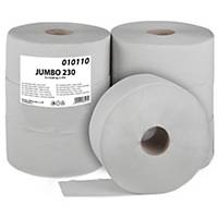Primasoft Jumbo 010110 Toilettenpapier, 1-lagig, 6 Stück