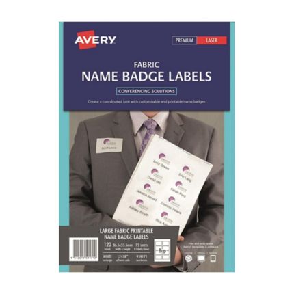 Avery® No-Iron Fabric Labels - Permanent Adhesive - Rectangle - White -  Film - 18 / Sheet - 54 Total Sheets - 972 Total Label(s) - 18 / Carton -  Kopy Kat Office