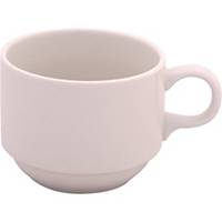 Sustainable porcelain cup 218 ml - pack of 6