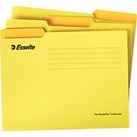 ESSELTE แฟ้มแขวน 925 A4 แพ็ค 10 เล่ม สีเหลือง