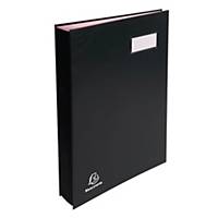 Exacompta signature book 20 compartments black