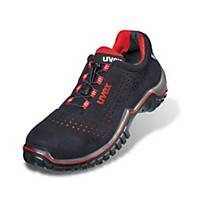 Safety shoes uvex Motion Style 6998, ESD S1/SRC, size 40, black/red