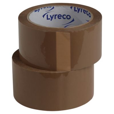 Lot De 3 Rouleaux Ruban Adhésif D'emballage Rapesco - 50mm X 60m, Marron, Résistant