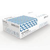 Unicare 1722 Vinyl Powderfree Disposable Gloves Small Blue - Pack Of 100