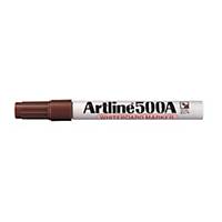 Artline 500A Whiteboard Marker Brown