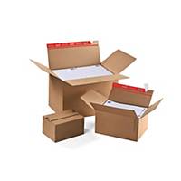 Shipping box ColomPac®, 229 x 164 x 50-115 mm, brown