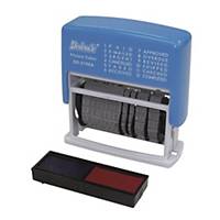 Deskmate SD-2156A 12-in-1 Self-Ink Dater Stamp 3mm