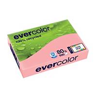Evercolor gerecycleerd gekleurd papier A3 80g lichtroze - pak van 500 vellen