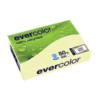 Evercolor recycled coloured paper A3 80g canary - pack of 500 sheets