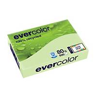 Evercolor gerecycleerd gekleurd papier A3 80g lichtgroen - pak van 500 vellen