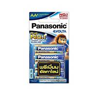 PANASONIC Evolta Lr6Eg-4Bn Alkaline Batteries AA Pack Of 4