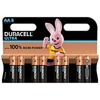 Duracell Ultra Power Type AA Alkaline Batteries, pack of 8