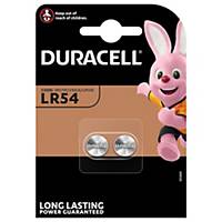 Duracell Specialty Type LR54 Alkaline Coin Battery, pack of 2