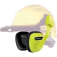 Deltaplus Suzuka 2 Ear Defender Helmet Mounted High Visibility Yellow