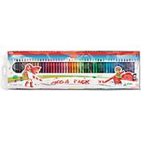 Bruyzneel felt pens assorted colours - pack of 50