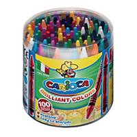 Pastel Carioca, couleurs assorties, la boîte de 100 pastels