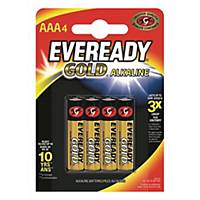 Eveready Gold Alkaline AAA/LR03, 1,5V, pakke a 48 stk.
