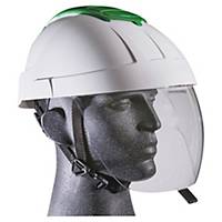 Casque de protection électricien E-Man - écran facial intégré - blanc