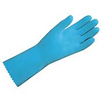Mapa Jersette 30031 huishoud handschoenen, blauw, maat 9, 50 paar