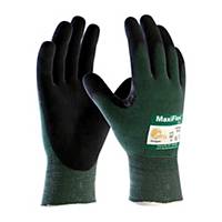 aTG® MaxiFlex® Cut™ 34-8743 Schnittschutz-Handschuhe, Gröβe 7, Grün, 12 Paar