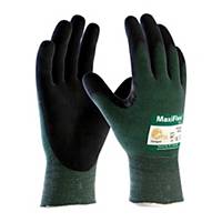 aTG® MaxiFlex® Cut™ 34-8743 Cut Protection Gloves, Size 9, Green 12 Pairs