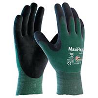 aTG® MaxiFlex® Cut™ 34-8743 Cut Protection Gloves, Size 11, Green, 12 Pairs